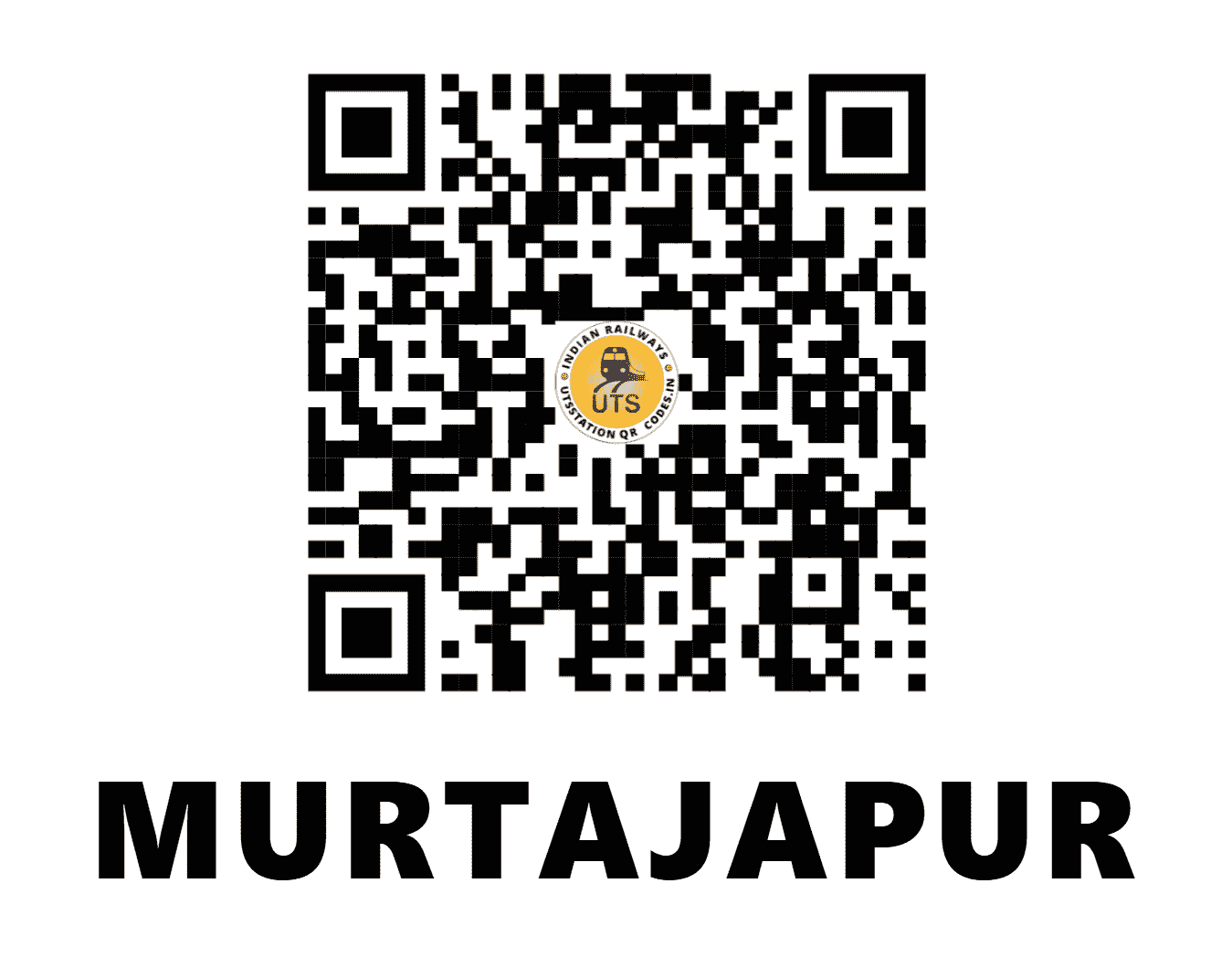 UTS QR Code for MURTAJAPUR - MZR (CR - MAHARASHTRA)