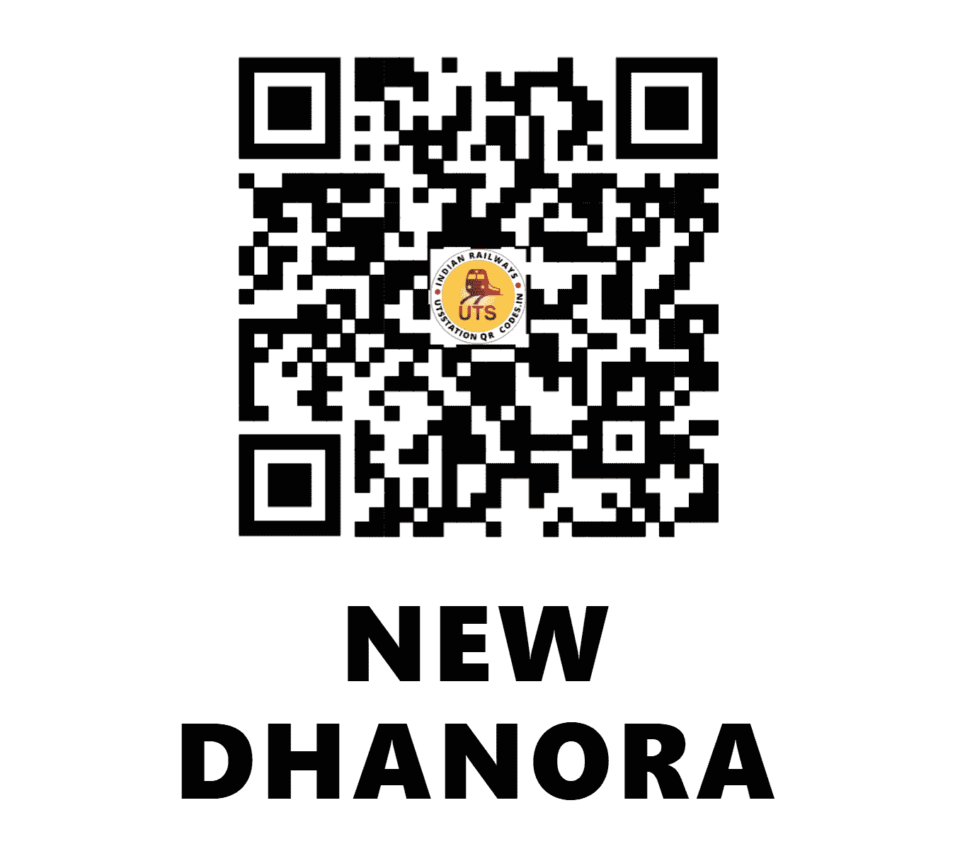 UTS QR Code for NEW DHANORA - NDNR (CR - MAHARASHTRA)