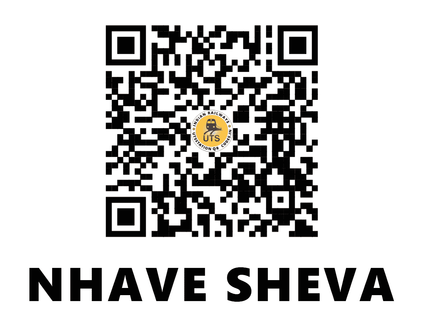 UTS QR Code for NHAVE SHEVA - NESA (CR - MAHARASHTRA)
