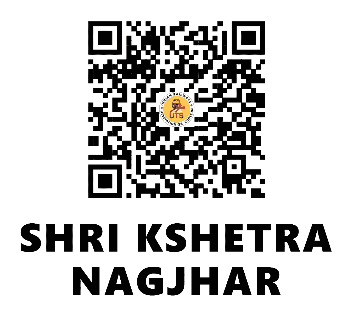 UTS QR Code for SHRI KSHETRA NAGJHAR - NGZ (CR - MAHARASHTRA)