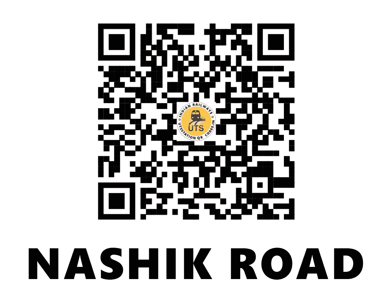 UTS QR Code for NASHIK ROAD - NK (CR - MAHARASHTRA)