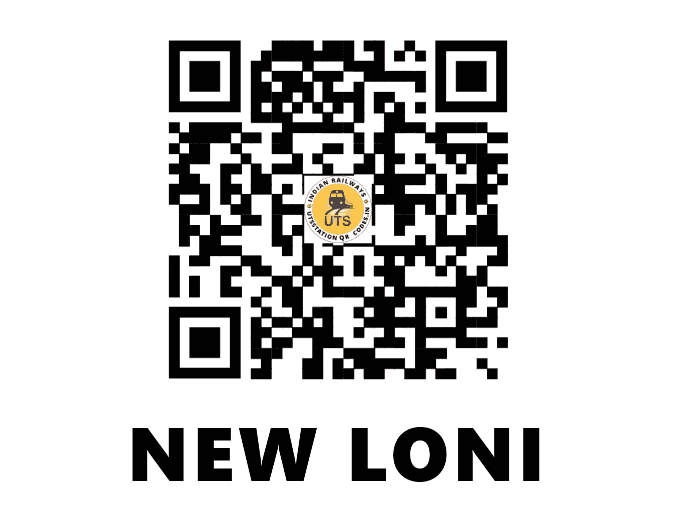 UTS QR Code for NEW LONI - NLNI (CR - MAHARASHTRA)