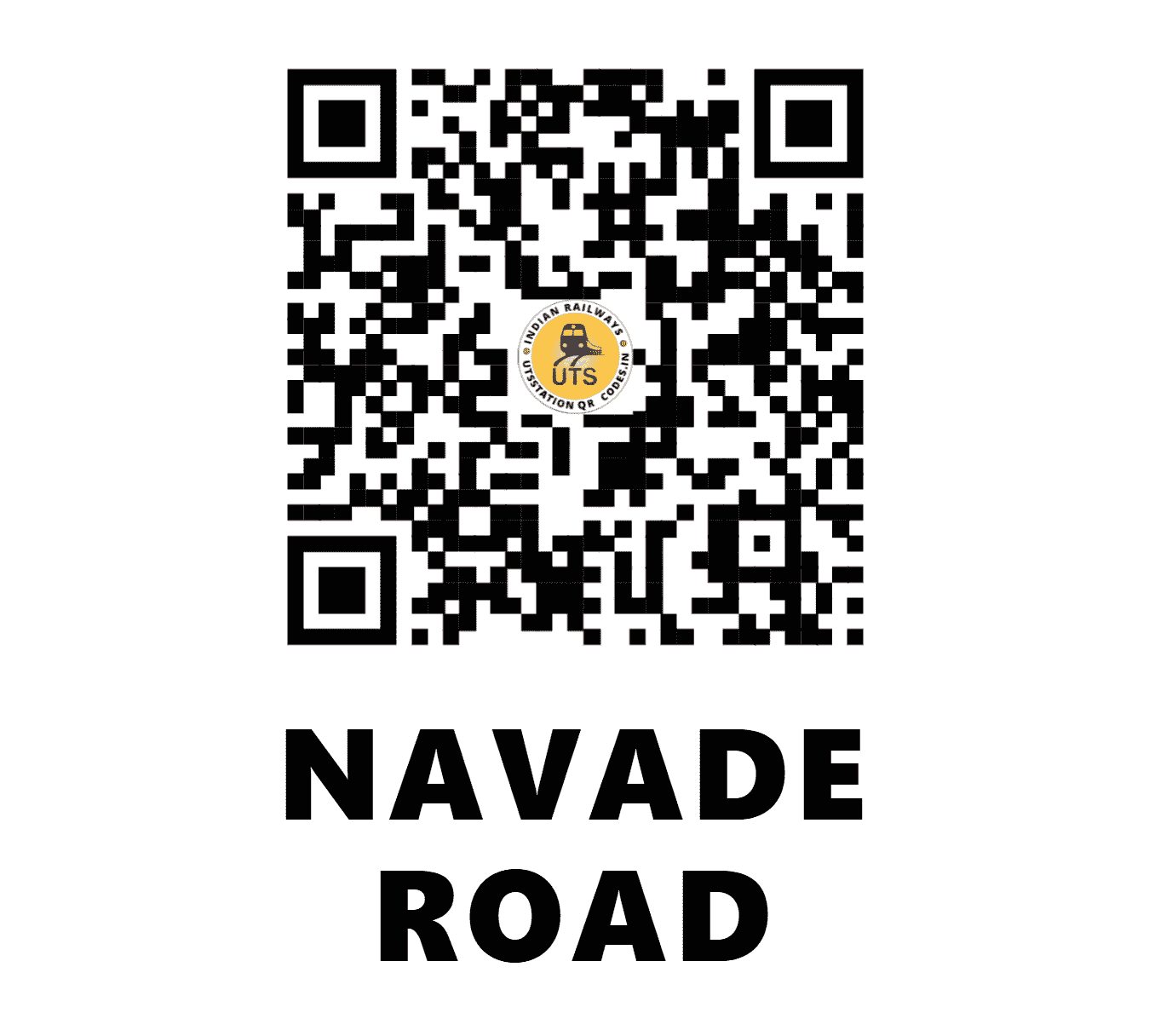 UTS QR Code for NAVADE ROAD - NVRD (CR - MAHARASHTRA)