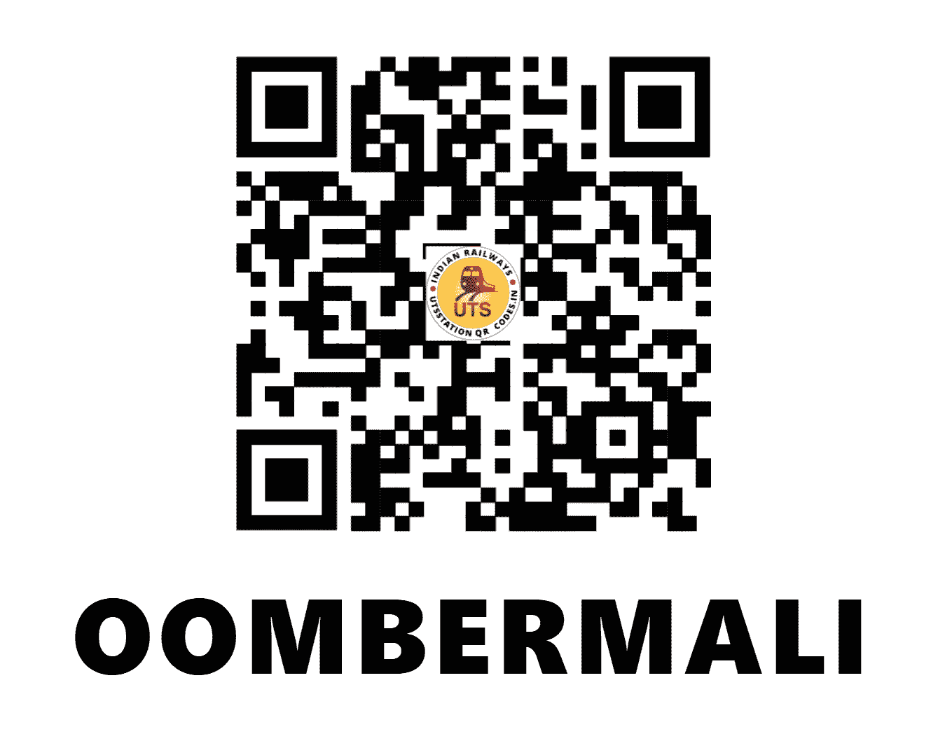UTS QR Code for OOMBERMALI - OMB (CR - MAHARASHTRA)