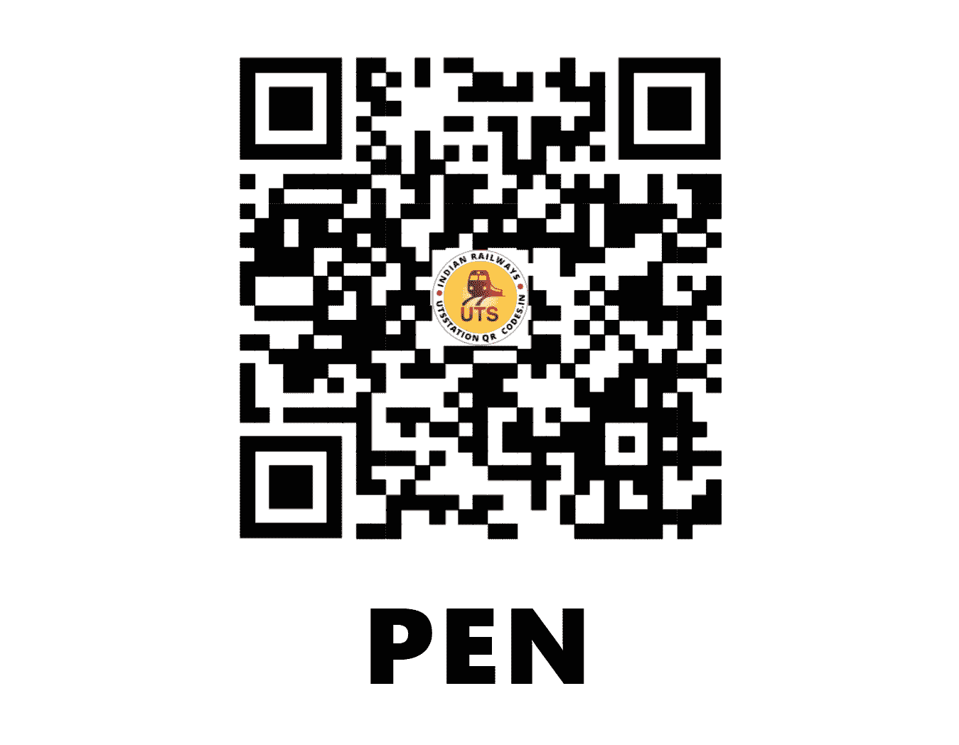 UTS QR Code for PEN - PEN (CR - MAHARASHTRA)