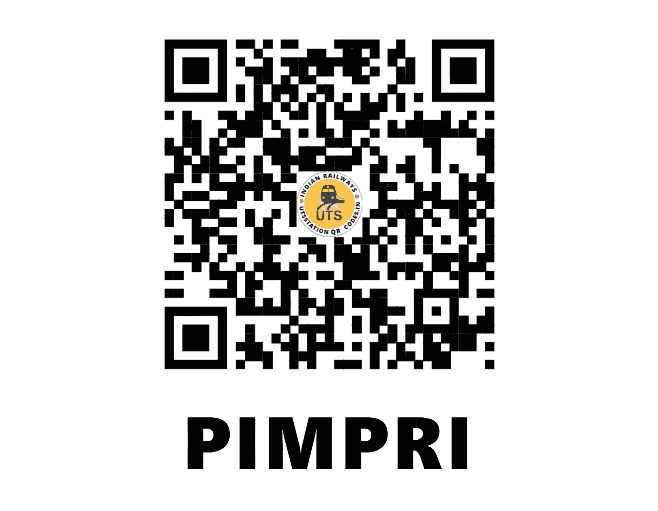 UTS QR Code for PIMPRI - PMP (CR - MAHARASHTRA)
