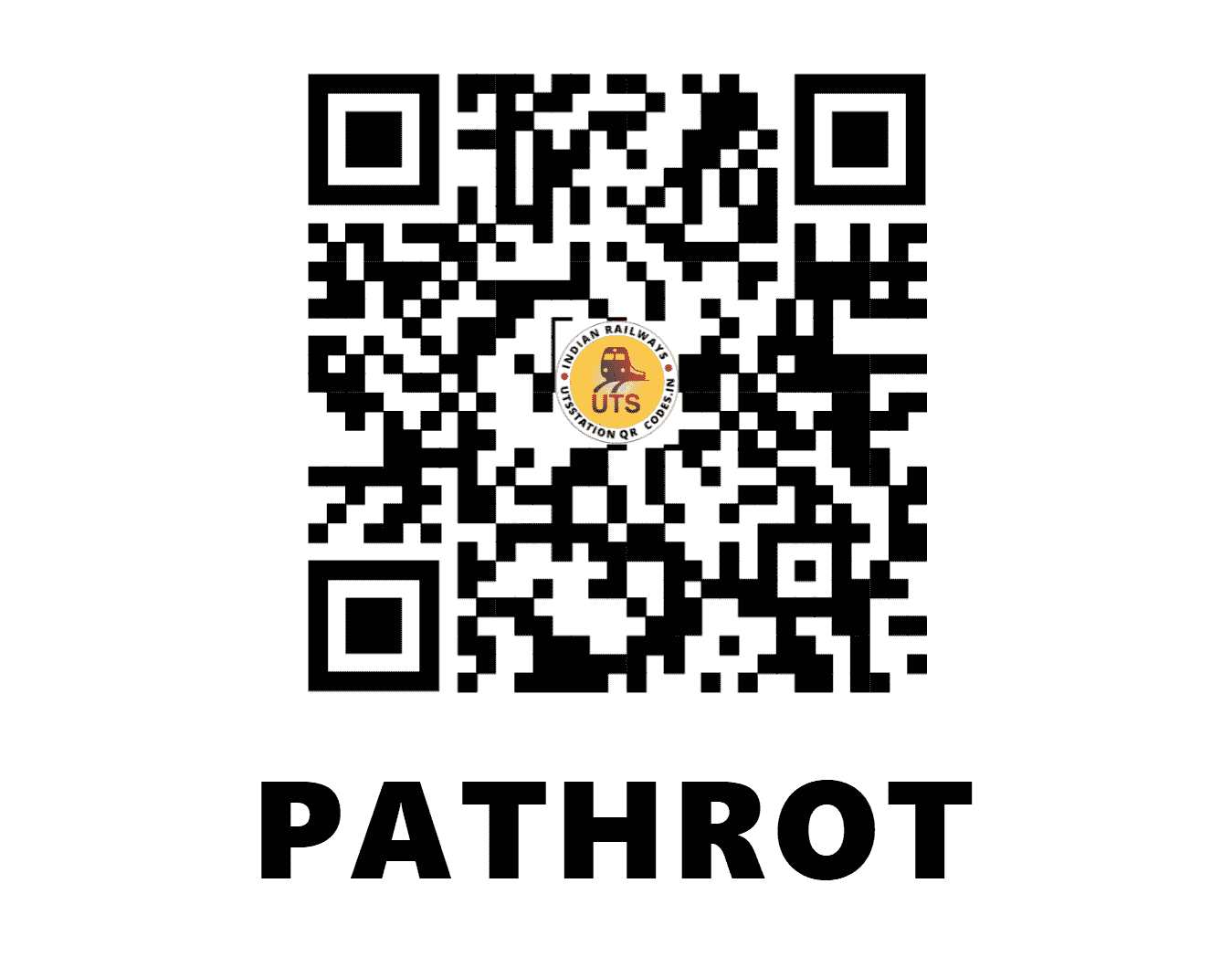 UTS QR Code for PATHROT - PTRT (CR - MAHARASHTRA)