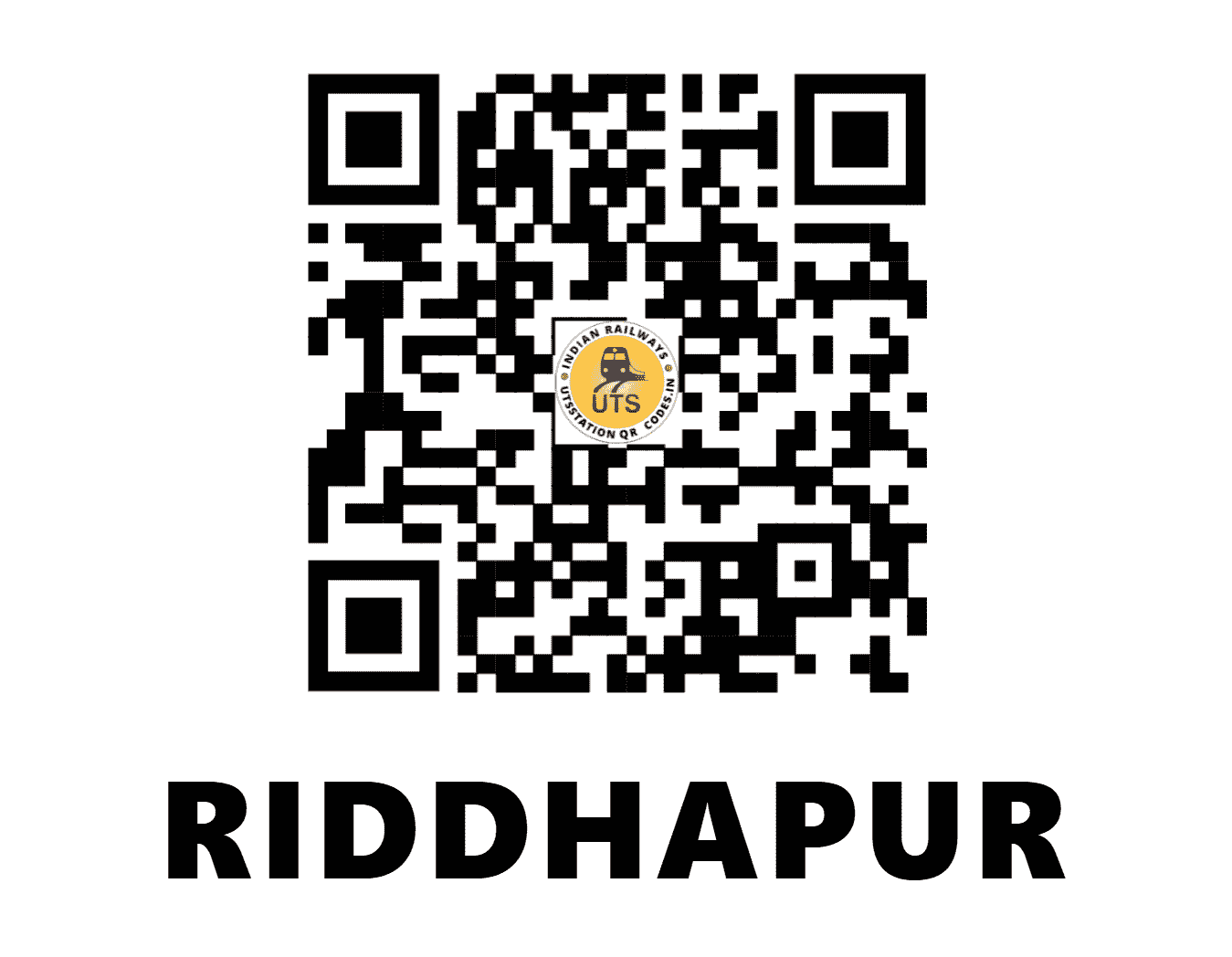 UTS QR Code for RIDDHAPUR - RDHR (CR - MAHARASHTRA)