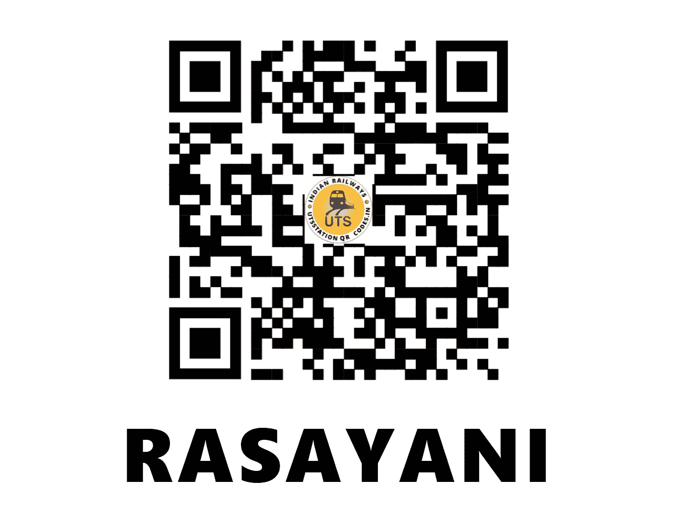 UTS QR Code for RASAYANI - RSYI (CR - MAHARASHTRA)