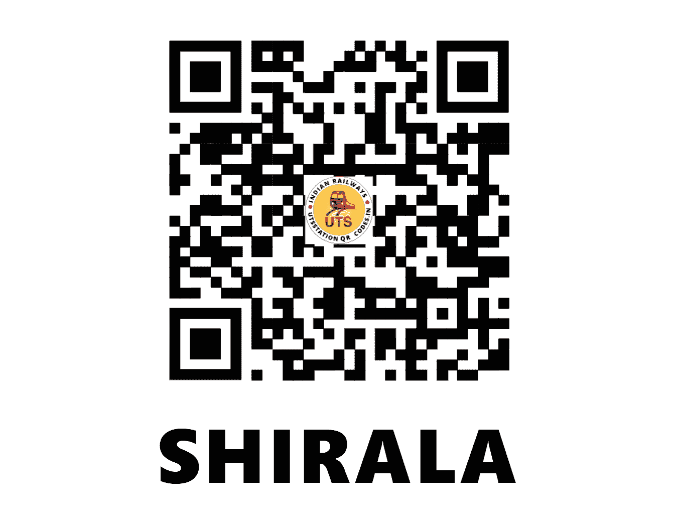 UTS QR Code for SHIRALA - SIRL (CR - MAHARASHTRA)