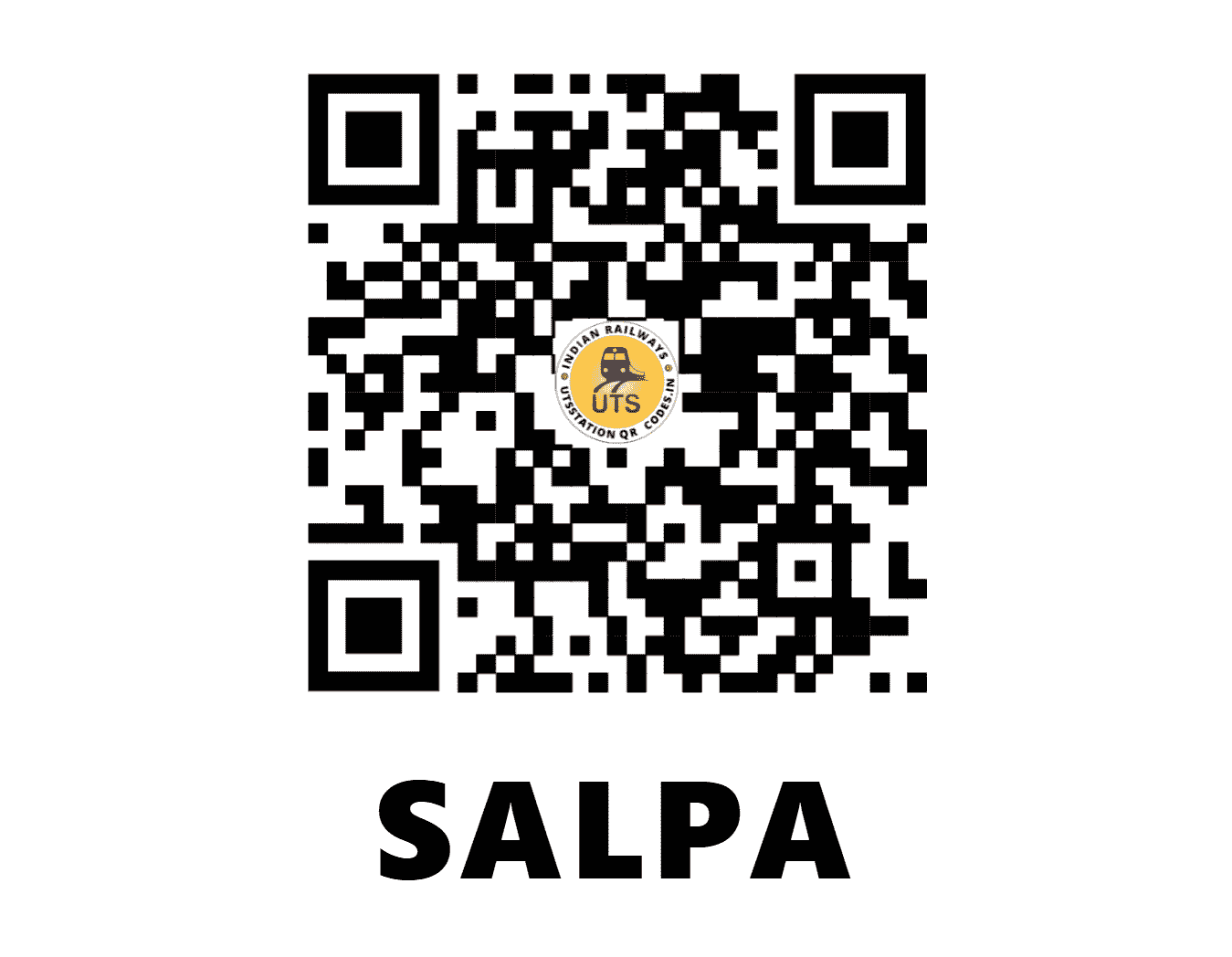 UTS QR Code for SALPA - SLP (CR - MAHARASHTRA)