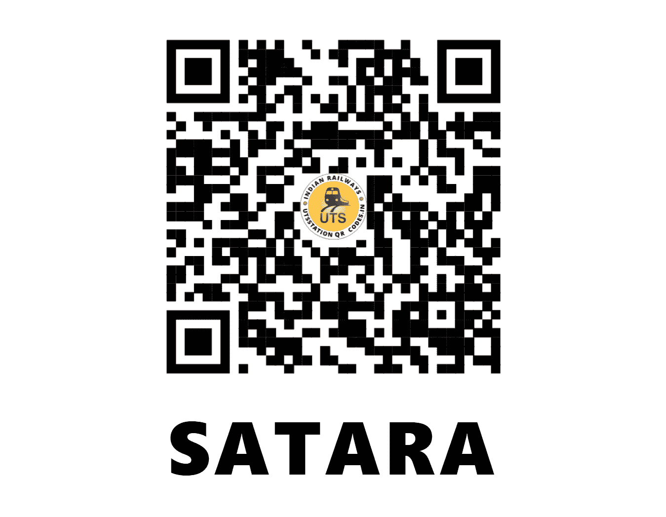 UTS QR Code for SATARA - STR (CR - MAHARASHTRA)