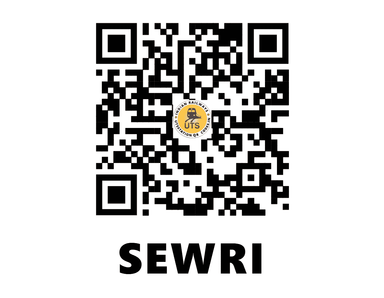UTS QR Code for SEWRI - SVE (CR - MAHARASHTRA)