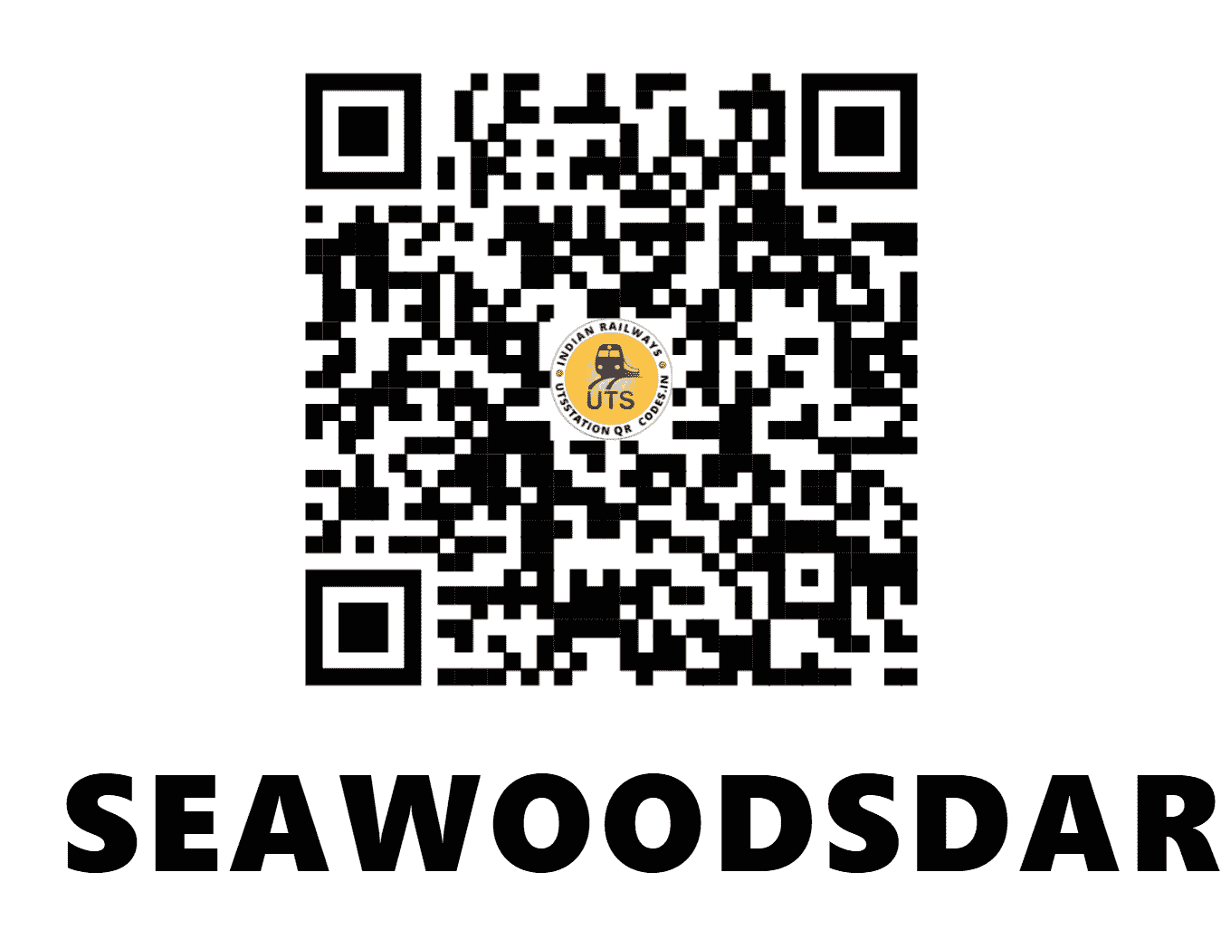 UTS QR Code for SEAWOODSDARAVE - SWDV (CR - MAHARASHTRA)