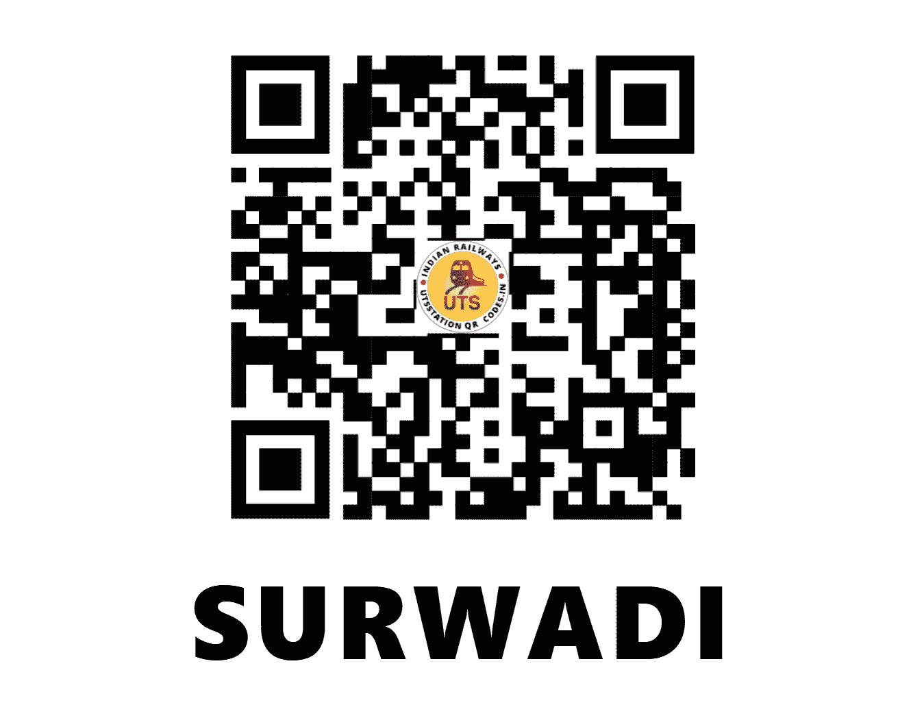 UTS QR Code for SURWADI - SWLN (CR - MAHARASHTRA)