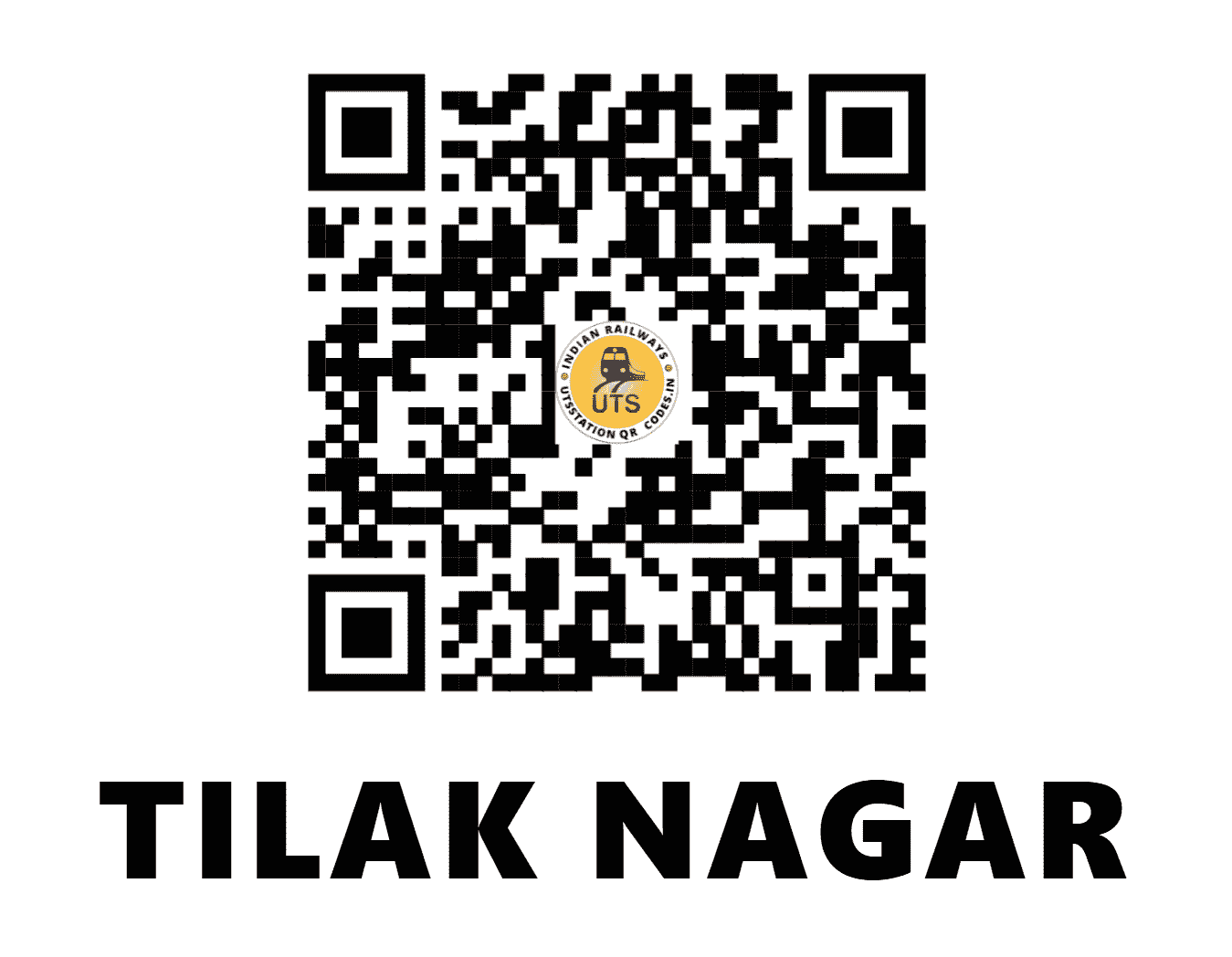 UTS QR Code for TILAK NAGAR - TKNG (CR - MAHARASHTRA)