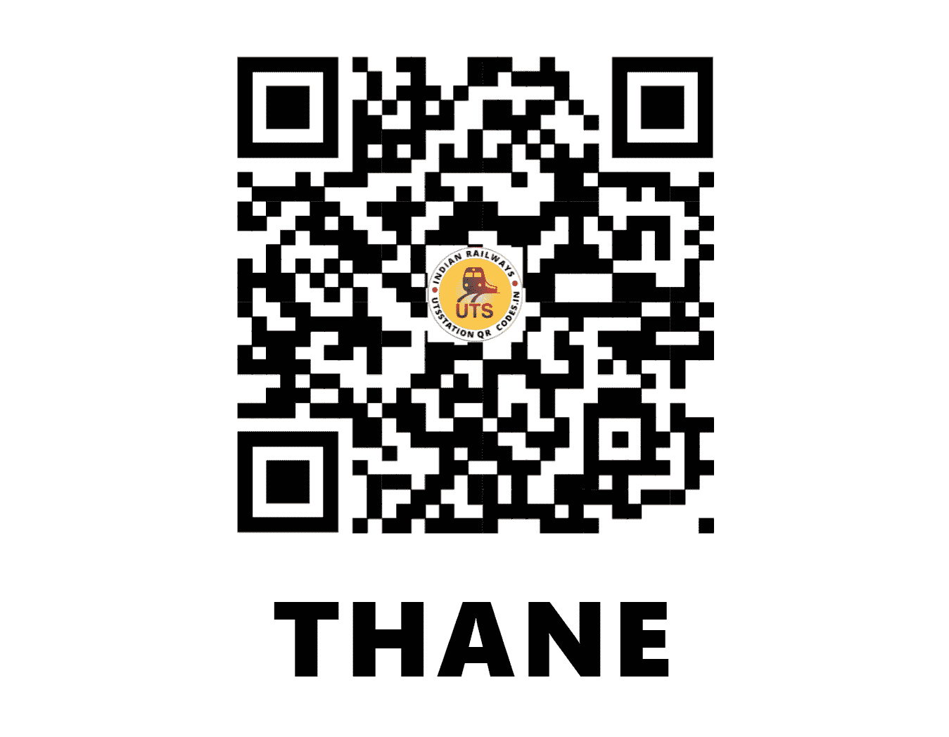 UTS QR Code for THANE - TNA (CR - MAHARASHTRA)