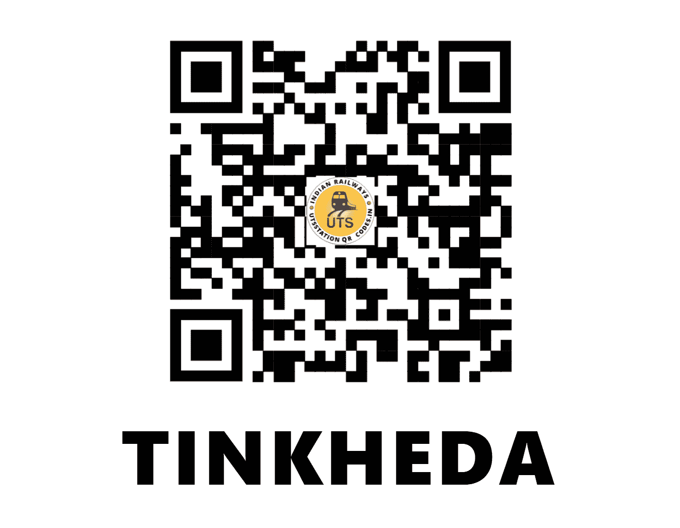 UTS QR Code for TINKHEDA - TNH (CR - MAHARASHTRA)