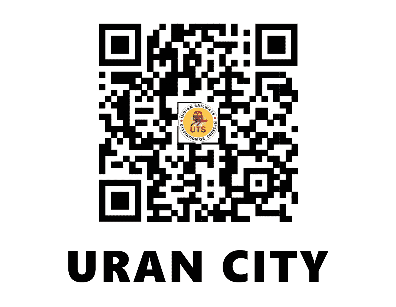 UTS QR Code for URAN CITY - UNCT (CR - MAHARASHTRA)