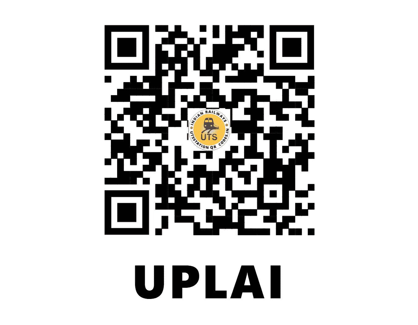 UTS QR Code for UPLAI - UPI (CR - MAHARASHTRA)