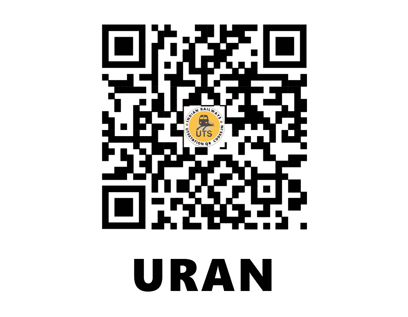 UTS QR Code for URAN - URAN (CR - MAHARASHTRA)