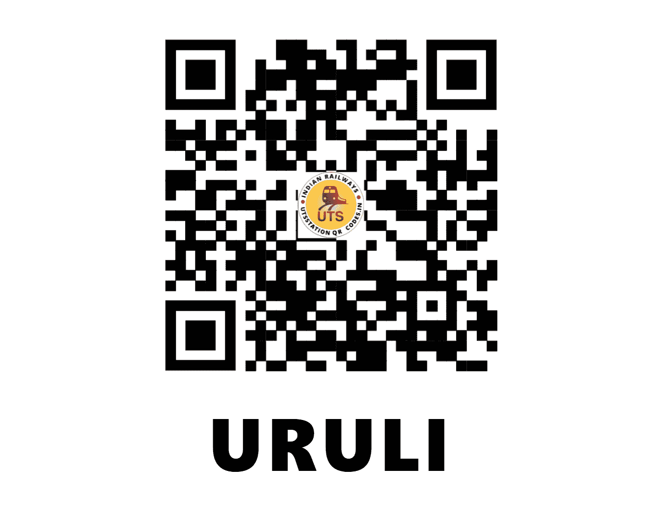 UTS QR Code for URULI - URI (CR - MAHARASHTRA)