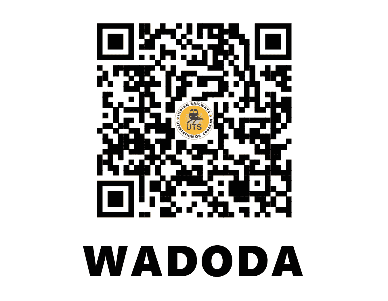 UTS QR Code for WADODA - WADO (CR - MAHARASHTRA)