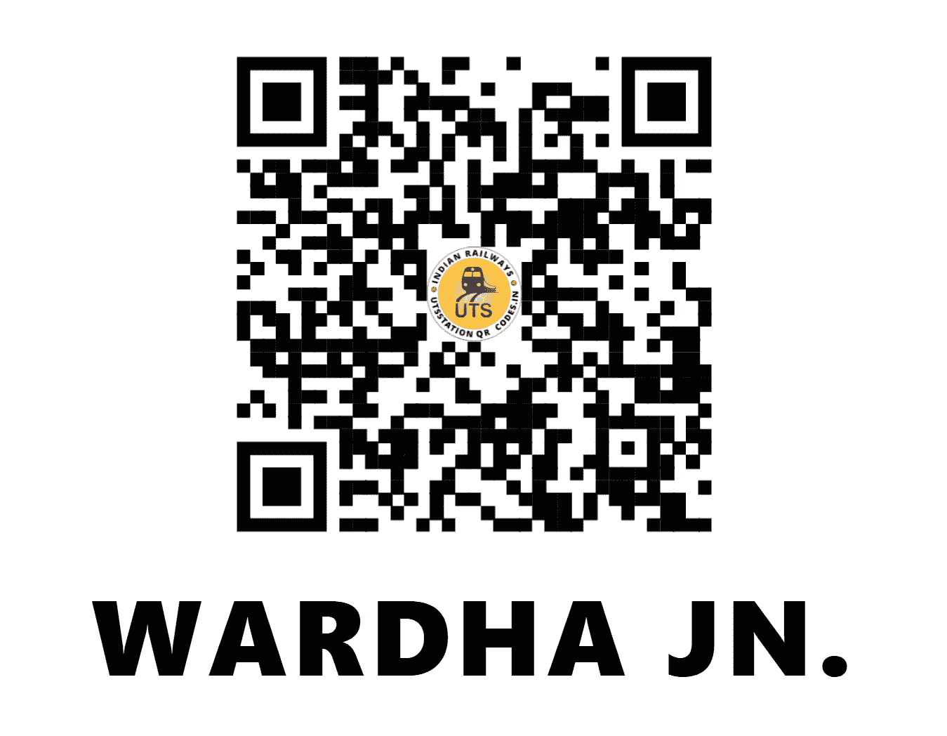 UTS QR Code for WARDHA JN. - WR (CR - MAHARASHTRA)