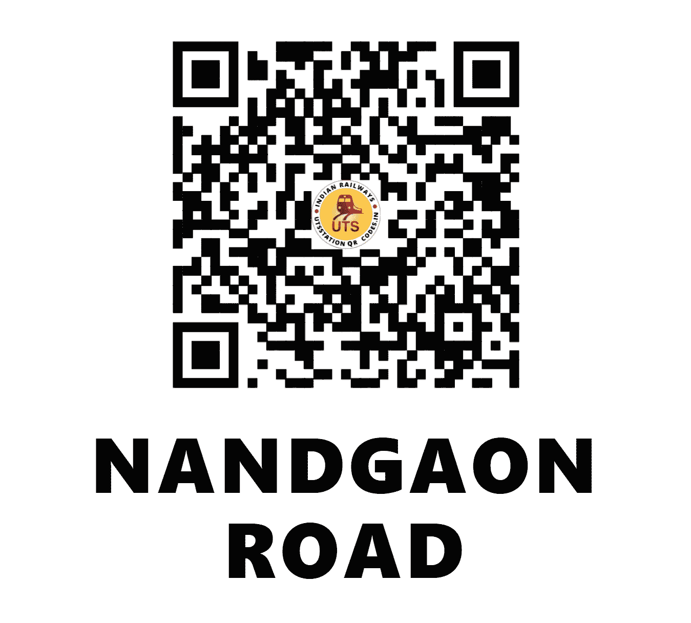 UTS QR Code for NANDGAON ROAD - NAN (KR - MAHARASHTRA)