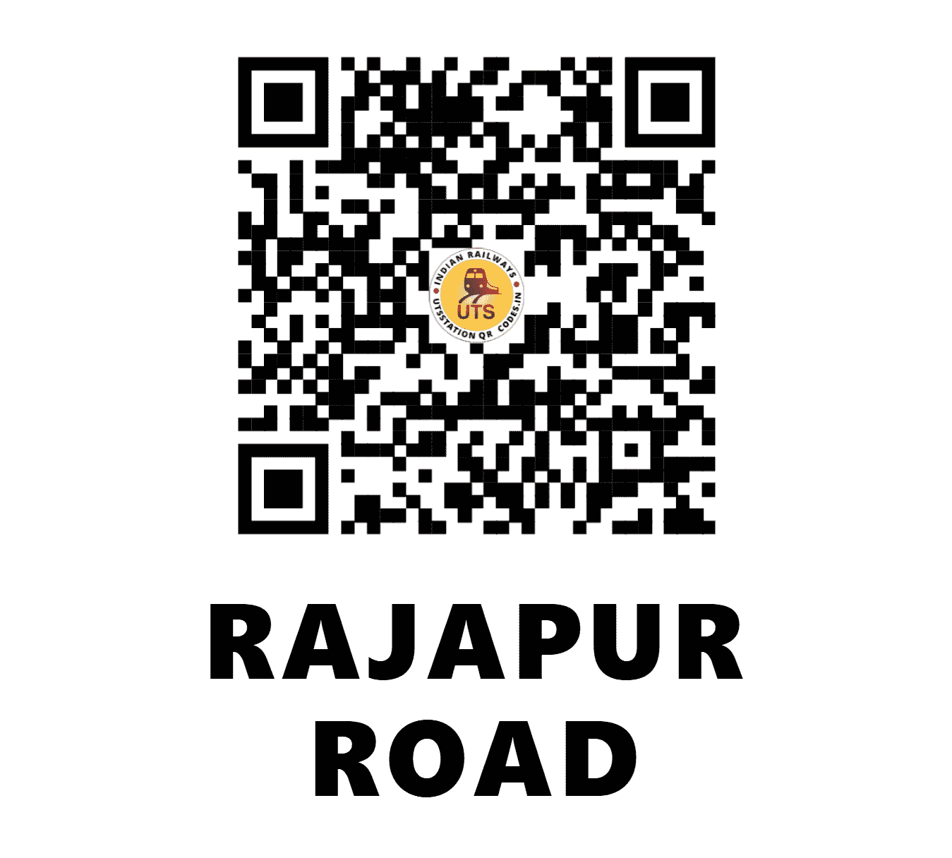 UTS QR Code for RAJAPUR ROAD - RAJP (KR - MAHARASHTRA)