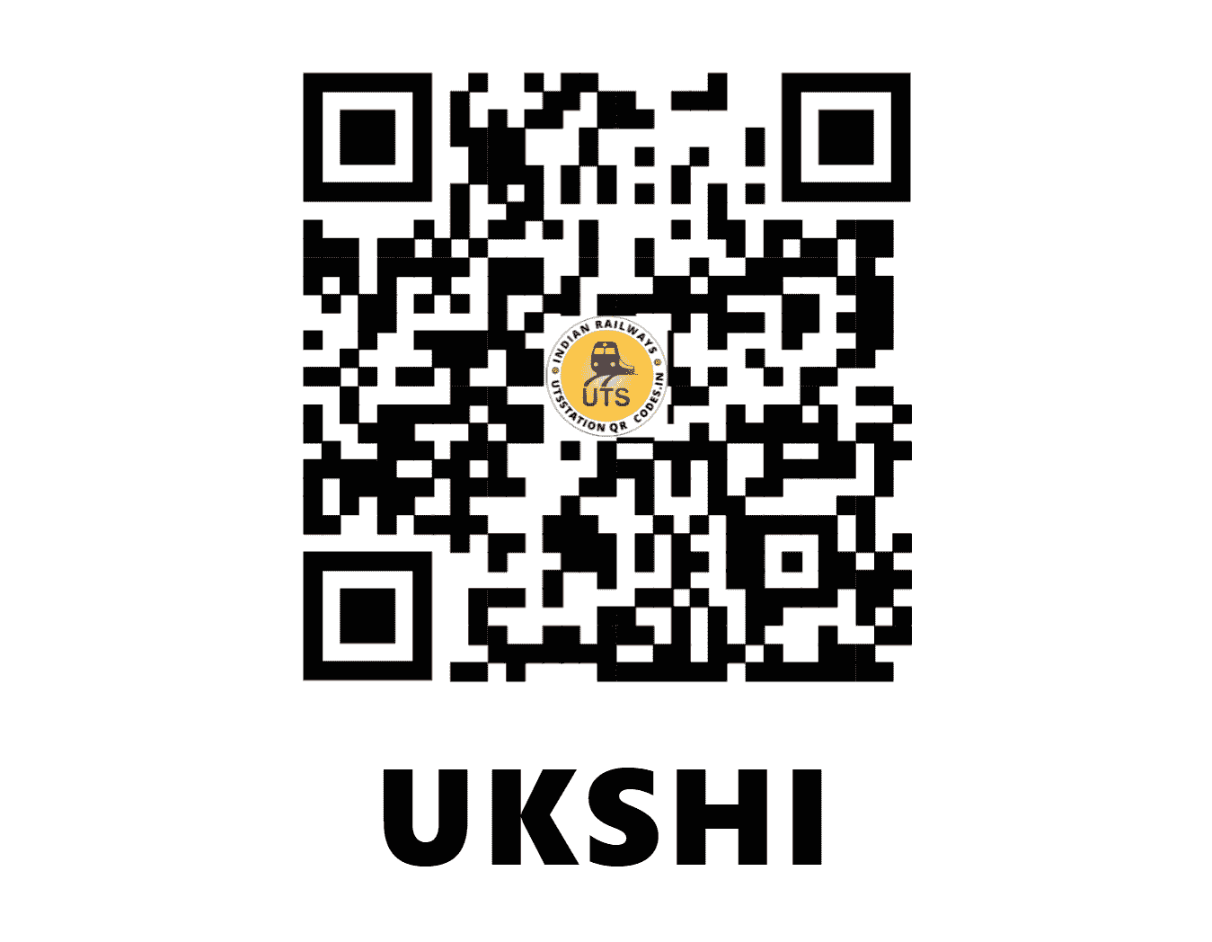 UTS QR Code for UKSHI - UKC (KR - MAHARASHTRA)