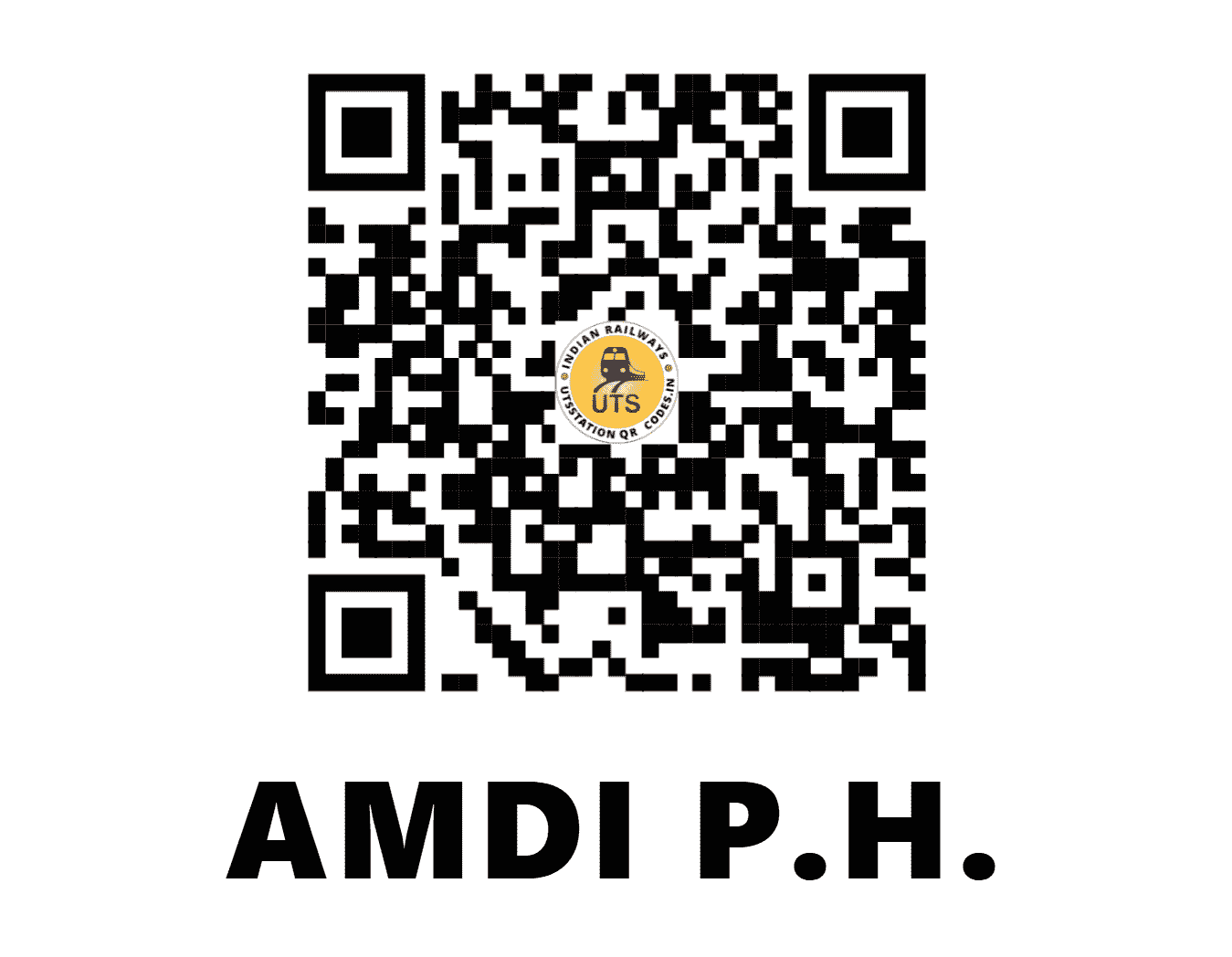 UTS QR Code for AMDI P.H. - AMDI (SB - MAHARASHTRA)