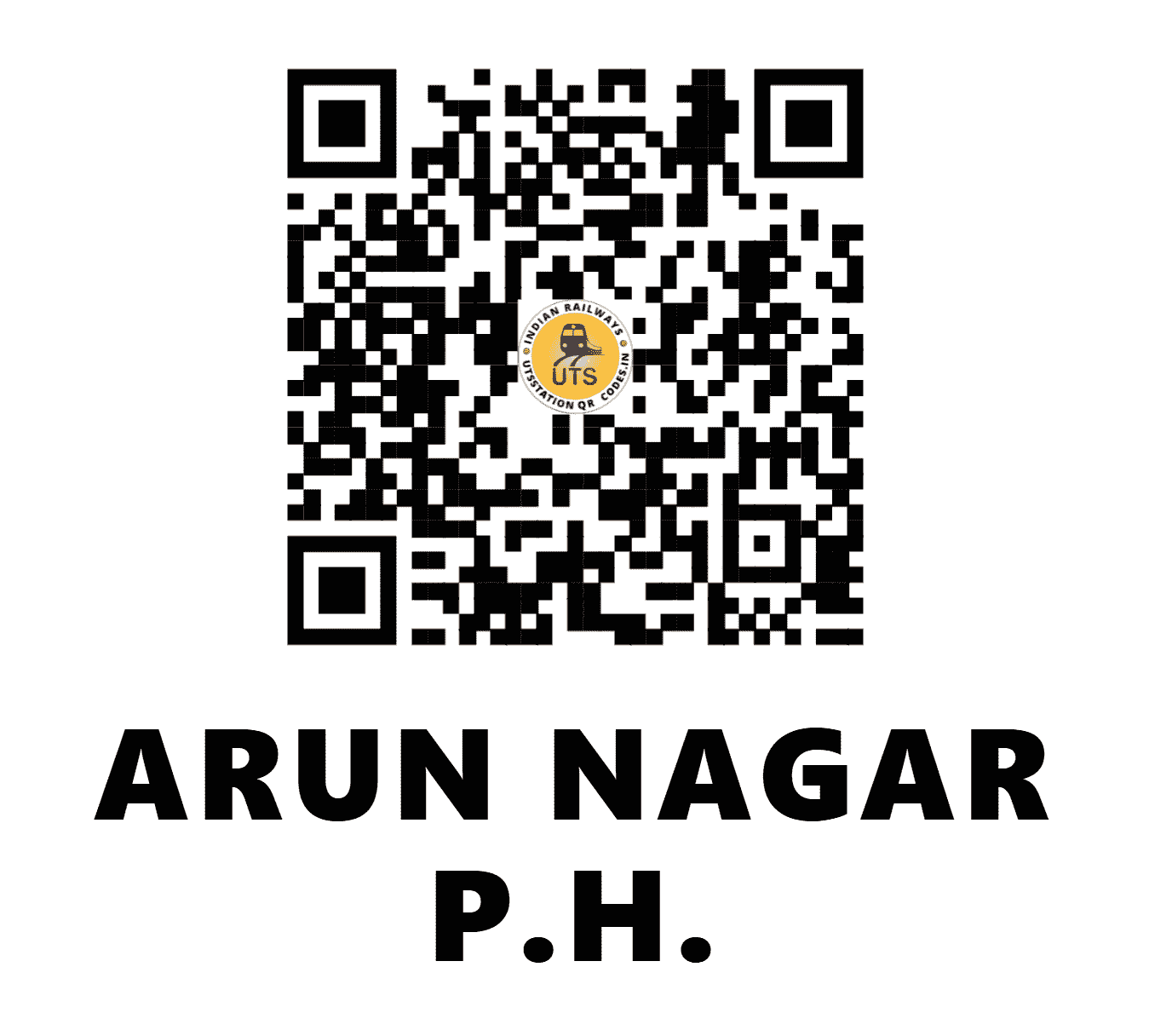 UTS QR Code for ARUN NAGAR P.H. - ARNG (SB - MAHARASHTRA)