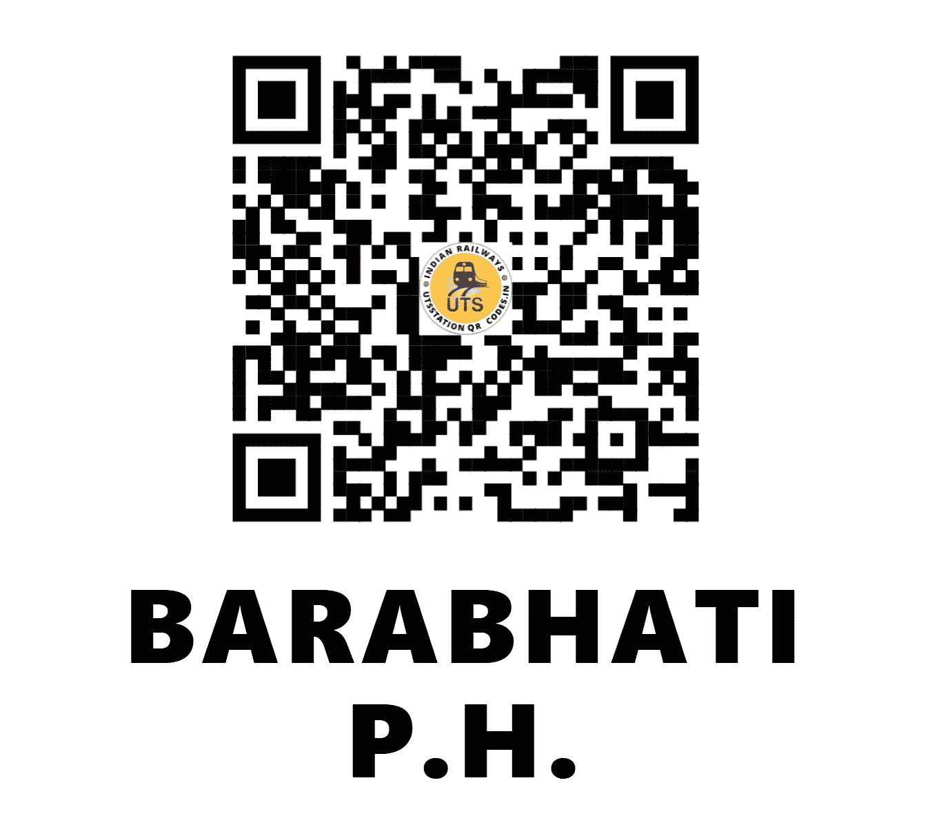 UTS QR Code for BARABHATI P.H. - BFF (SB - MAHARASHTRA)