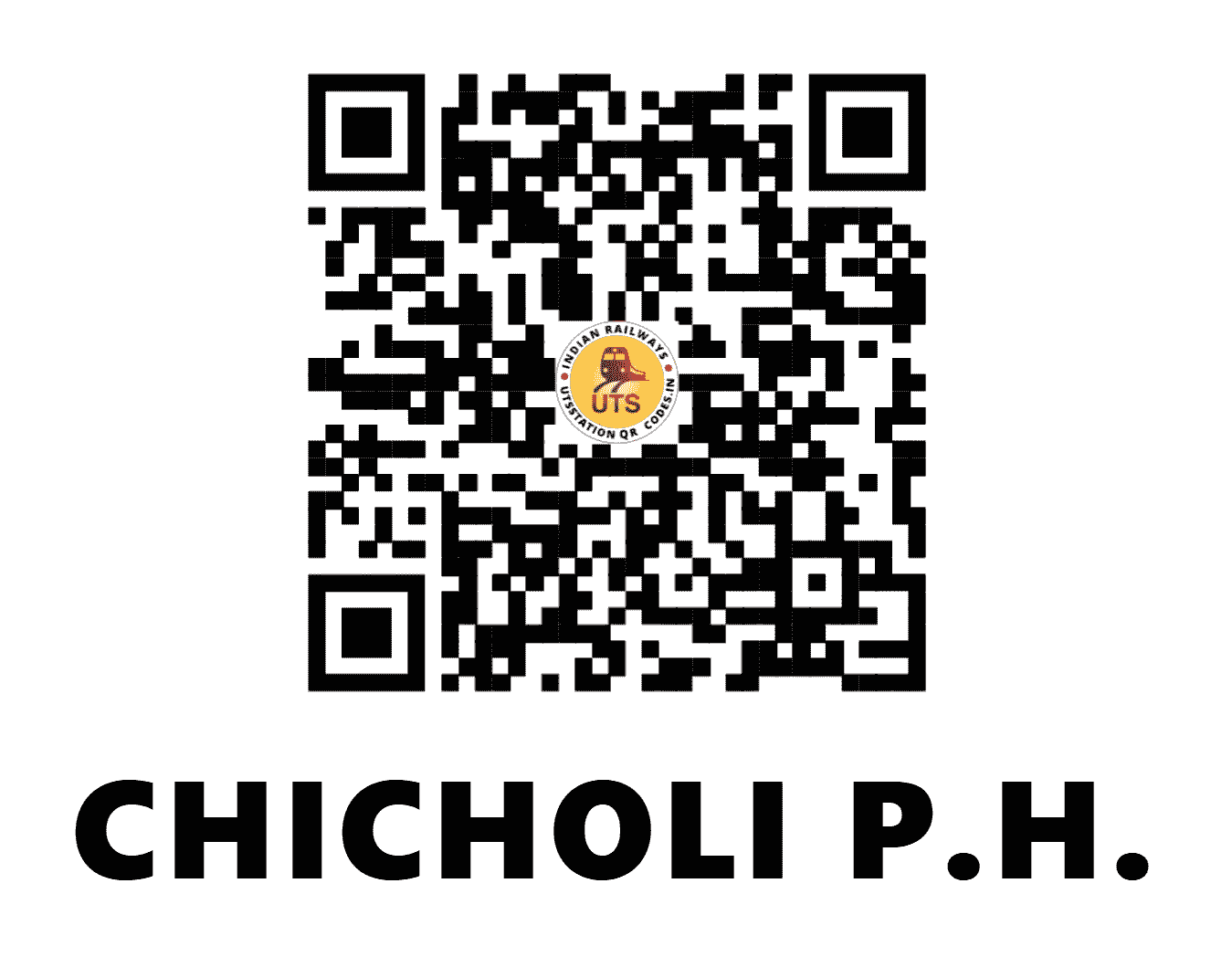UTS QR Code for CHICHOLI P.H. - CCO (SB - MAHARASHTRA)