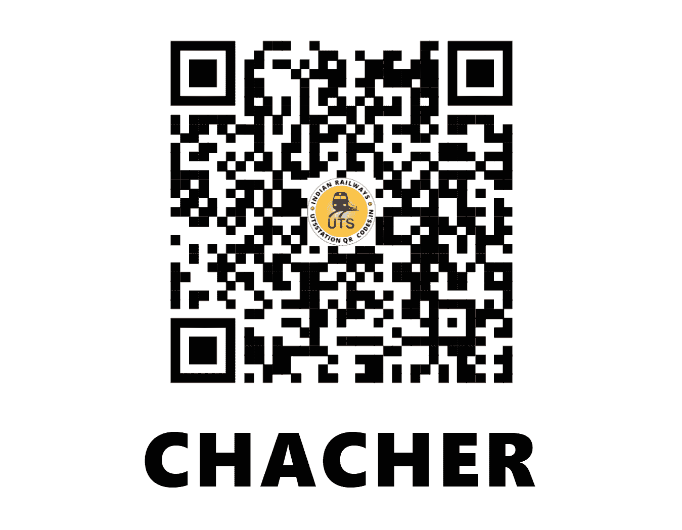 UTS QR Code for CHACHER - CHCR (SB - MAHARASHTRA)