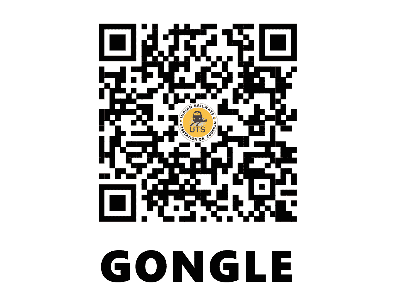 UTS QR Code for GONGLE - GNL (SB - MAHARASHTRA)