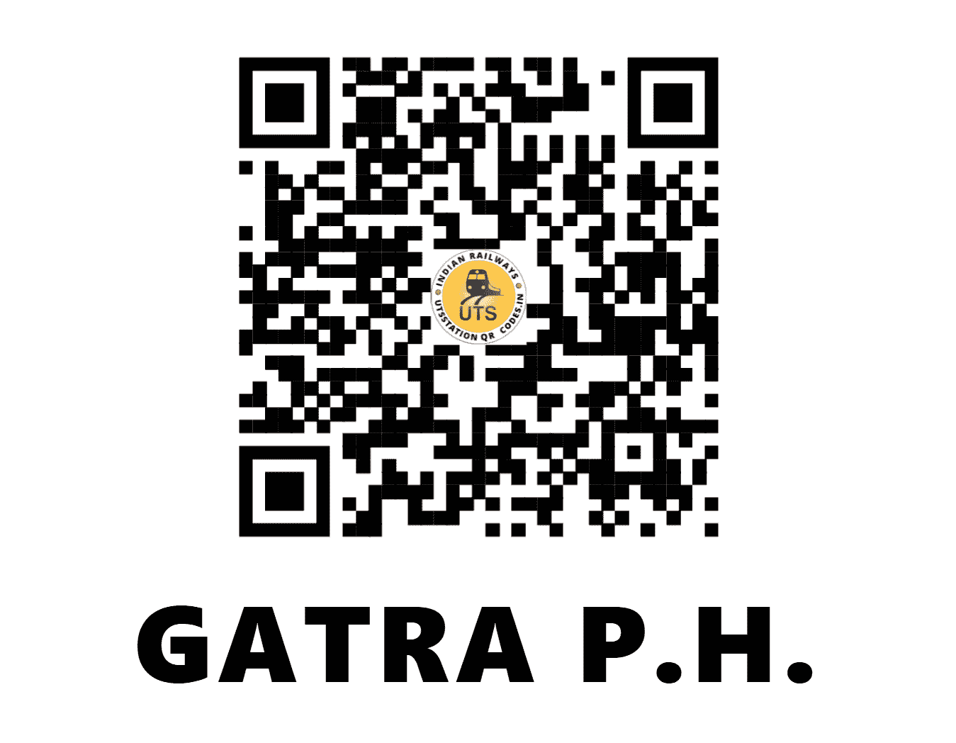 UTS QR Code for GATRA P.H. - GRJ (SB - MAHARASHTRA)