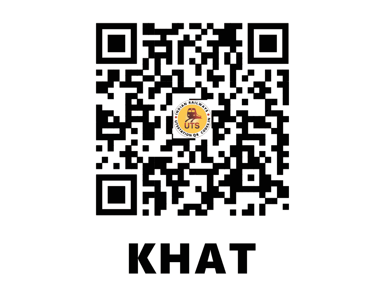 UTS QR Code for KHAT - KHAT (SB - MAHARASHTRA)