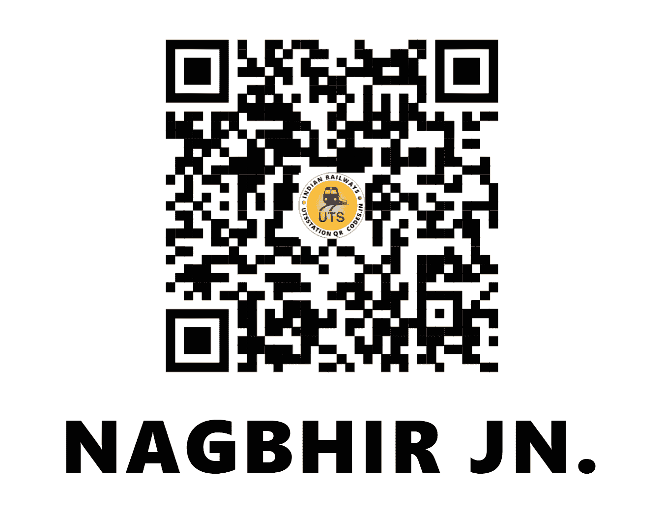 UTS QR Code for NAGBHIR JN. - NAB (SB - MAHARASHTRA)