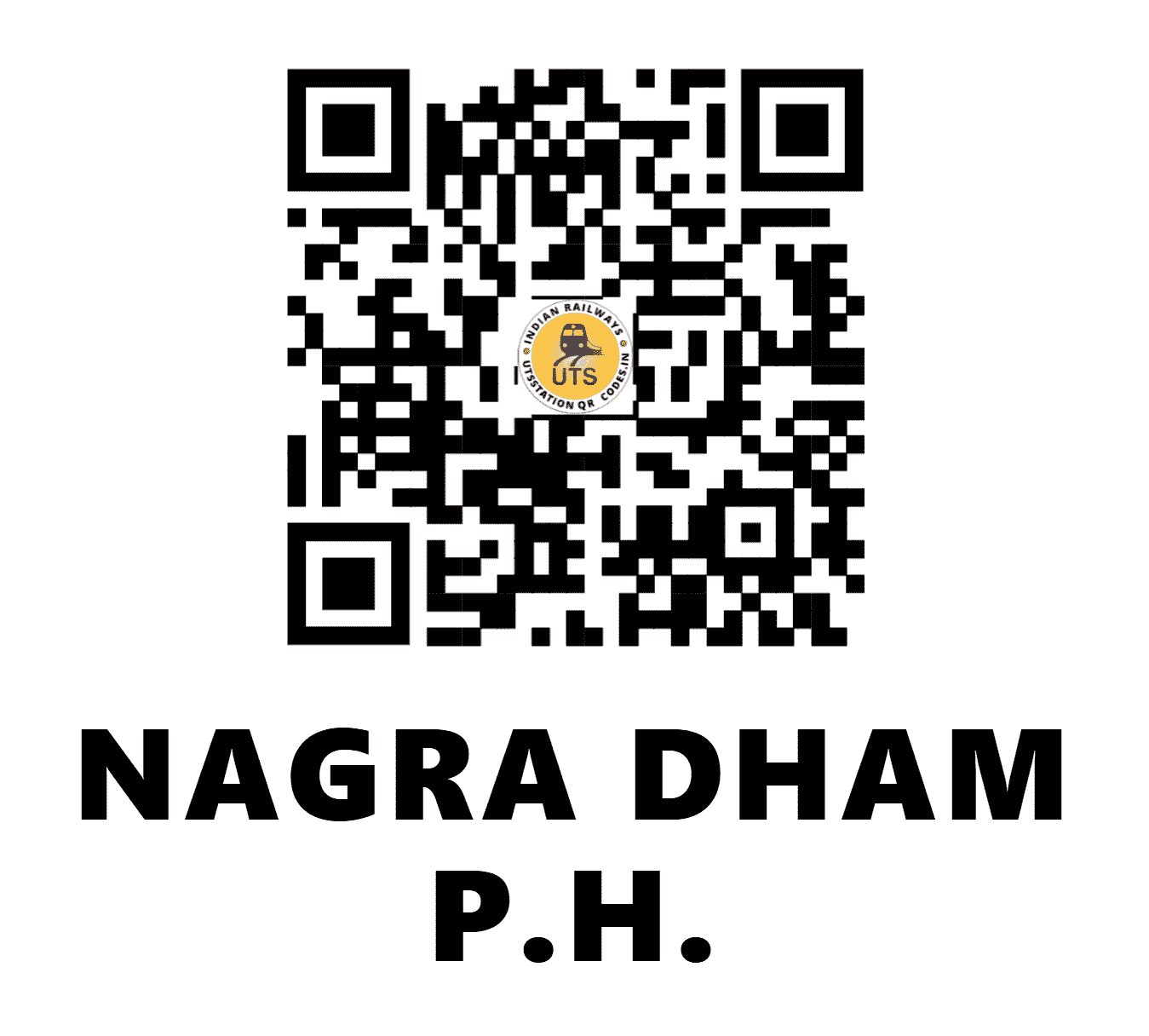 UTS QR Code for NAGRA DHAM P.H. - NGDM (SB - MAHARASHTRA)