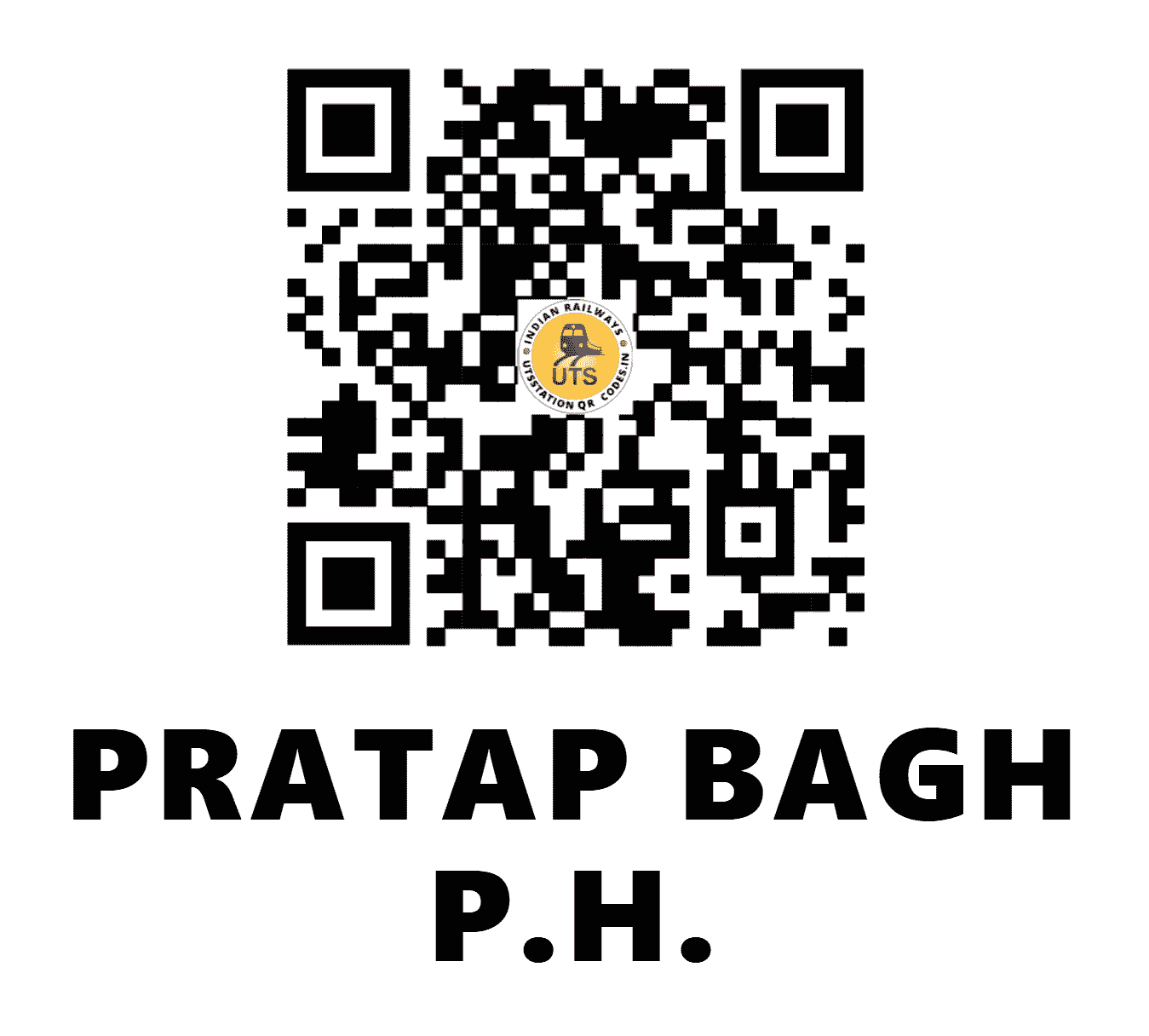 UTS QR Code for PRATAP BAGH P.H. - PRBG (SB - MAHARASHTRA)