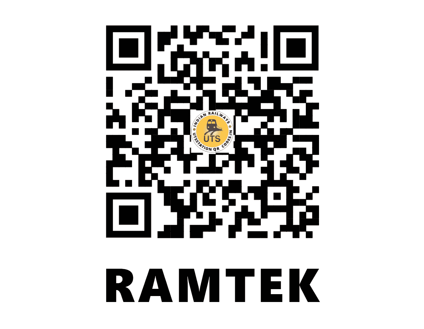 UTS QR Code for RAMTEK - RTK (SB - MAHARASHTRA)