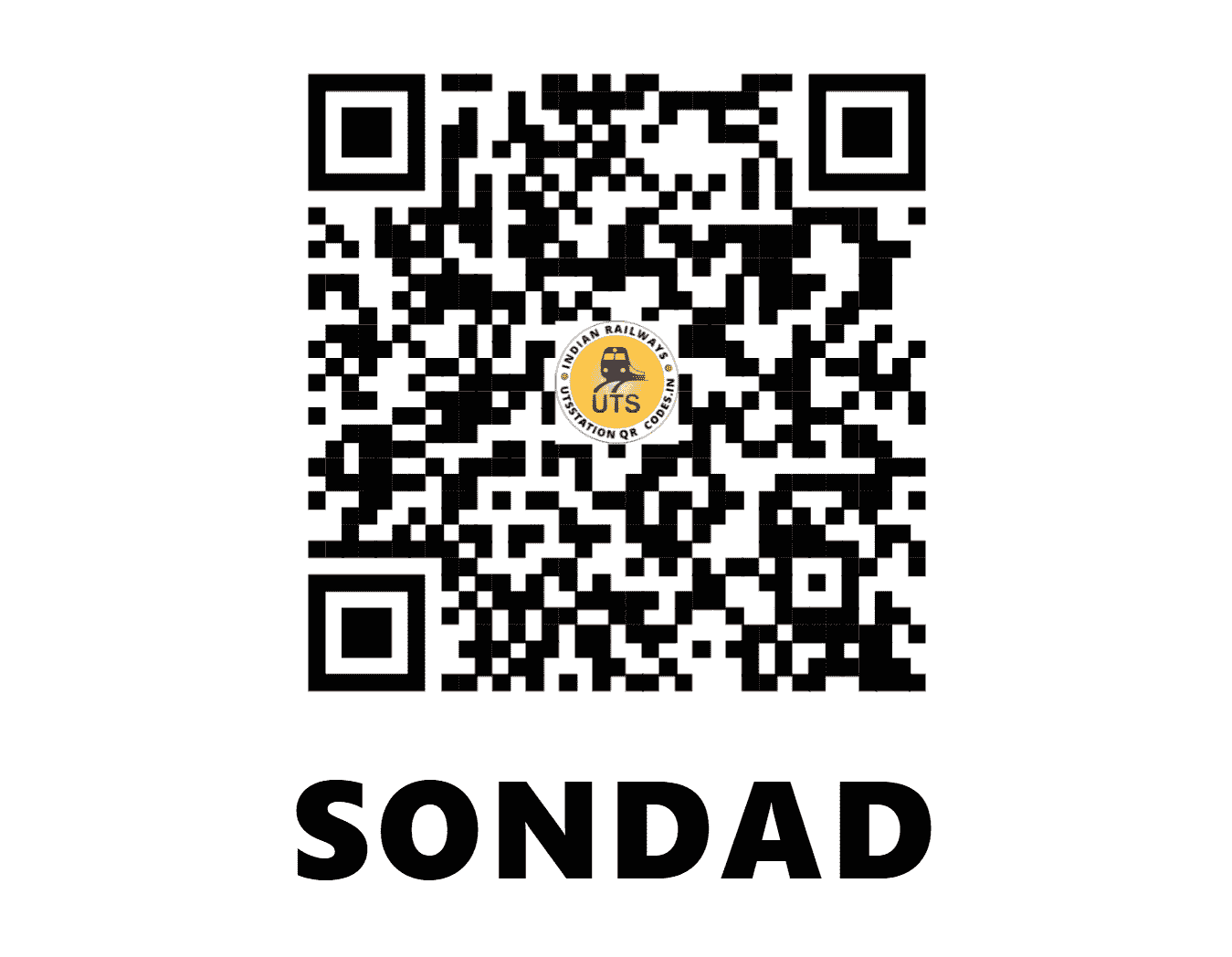 UTS QR Code for SONDAD - SNV (SB - MAHARASHTRA)