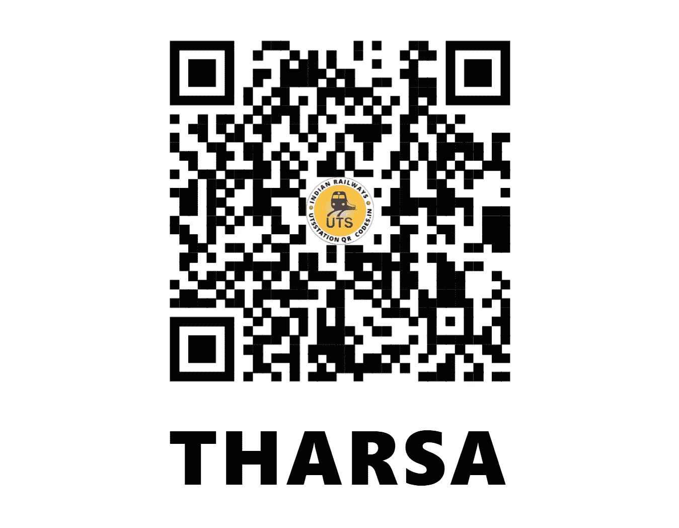 UTS QR Code for THARSA - TAR (SB - MAHARASHTRA)