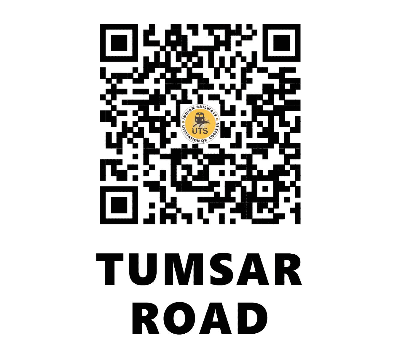 UTS QR Code for TUMSAR ROAD - TMR (SB - MAHARASHTRA)