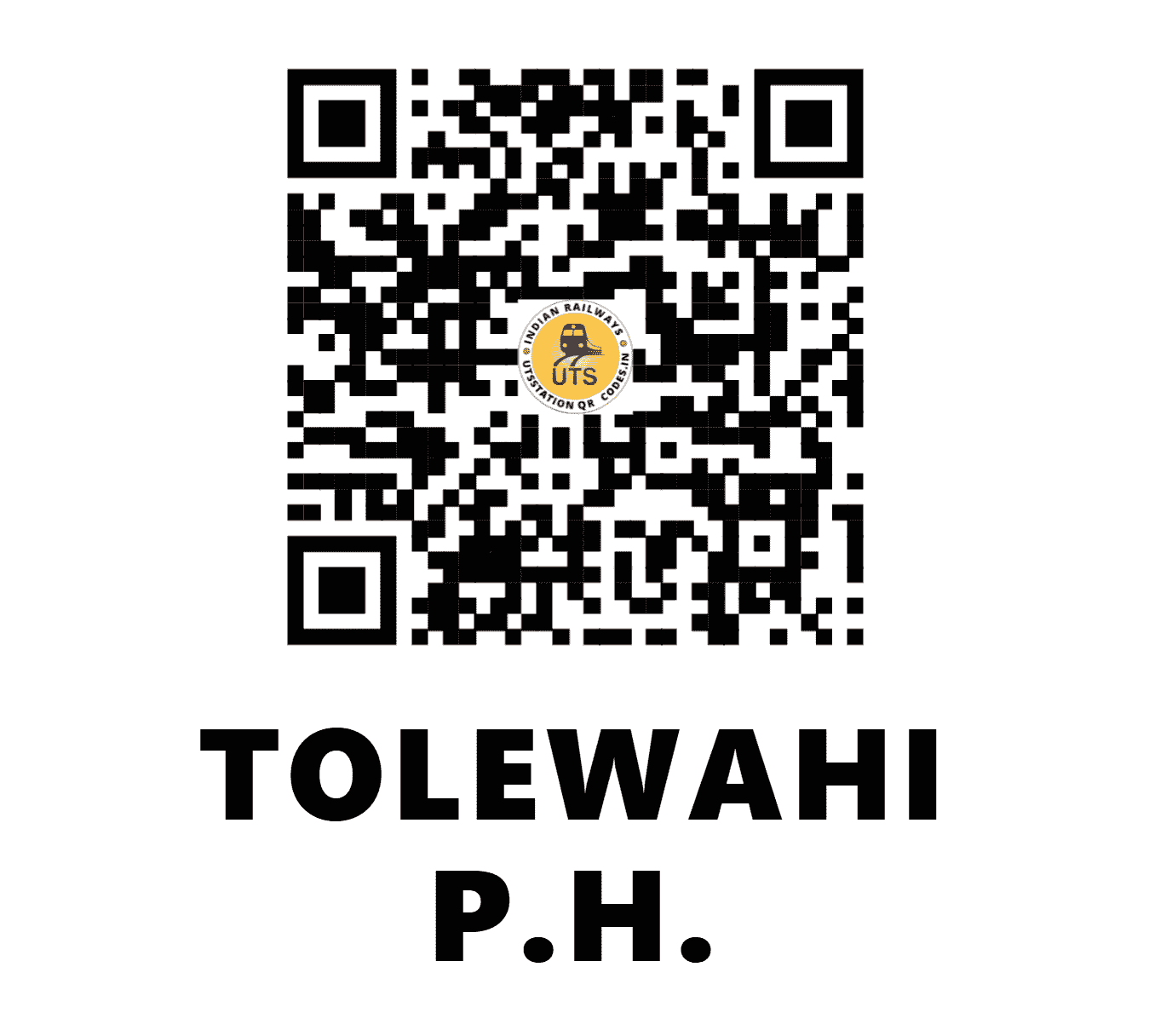 UTS QR Code for TOLEWAHI P.H. - TWI (SB - MAHARASHTRA)