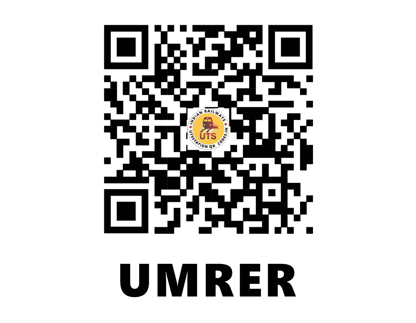 UTS QR Code for UMRER - URR (SB - MAHARASHTRA)