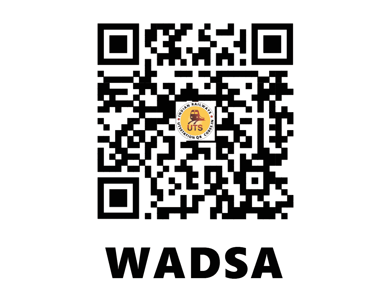 UTS QR Code for WADSA - WSA (SB - MAHARASHTRA)