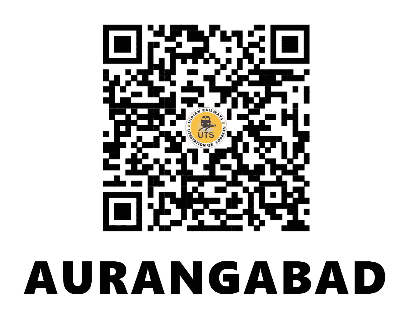 UTS QR Code for AURANGABAD - AWB (SC - MAHARASHTRA)